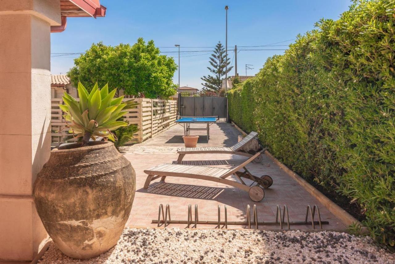 Villa Con Piscina Al Mare Ognina Bagian luar foto